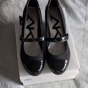 Black Patent Leather Mary Jane Flats